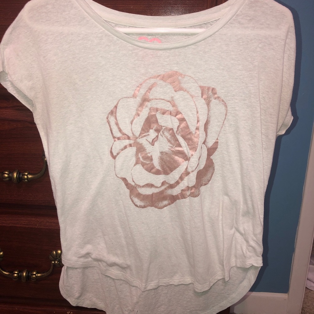 White Floral Top